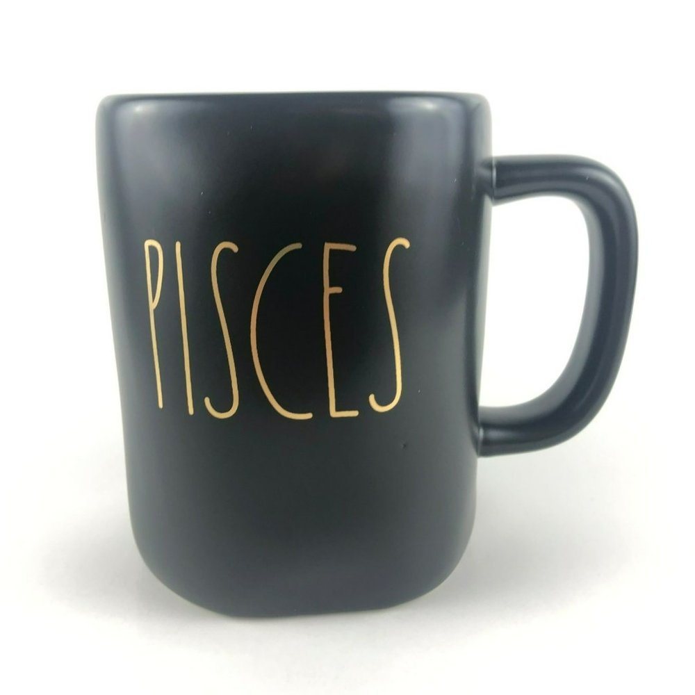 Rae Dunn Zodiac Mug Farmhouse Style Minimalist Design Rustic Decor Coffee Cup